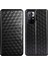 3D Rhombus Desen Pu Deri Stand Cüzdan Koruyucu Telefon Kılıfı Xiaomi Redmi Not 11 5g (Çin) (Mediatek)/redmi Not 11T 5g/redmi Not 11S 5g-Black (Yurt Dışından) 1