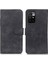 Khazneh Vintage Style Deri Cüzdanı Xiaomi Redmi Için Stand Tasarımı ile Telefon Koruma Kılıfı 10 4g (2021) -Black (Yurt Dışından) 1