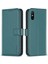 Xiaomi Redmi 9A Için Şok Geçirmez Deri Kasa, Cüzdan Standı Cep Telefonu Kapak Yeşili (Yurt Dışından) 1