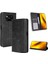 Xiaomi Poco X3 Nfc/poco X3-Black Için Vintage Stil Deri Cüzdan Kılıfı (Yurt Dışından) 1