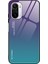 Xiaomi Redmi K40/REDMI K40 Pro/poco F3/mi 11I-DOĞRU/MAVI Için Ince Hafif Hafif Temperli Cam Renk Gradyan Geri Kılıf Kapağı (Yurt Dışından) 1