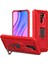 Parmak Yüzüğü Kickstand Tpu Cep Telefonu Xiaomi Için Koruyucu Kabuk 9-Kırmızı (Yurt Dışından) 1