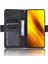 Cüzdan Stand Flip Deri Koruyucu Kılıf Xiaomi Poco X3/poco X3 Nfc Ayrılmış Kart Cep Tasarım-Siyah (Yurt Dışından) 4