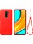 Xiaomi Redmi 9-Red Için Sıvı Silikon Telefon Kapağı Kılıfı (Yurt Dışından) 1