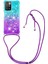 Gradyan Quicksand Serisi Glitter Akan Sıvı Yumuşak Tpu Tampon Yastık Koruyucu Telefon Kılıfı Xiaomi Redmi 10/redmi 10/redmi Not 11 (Mediatek)/redmi 10 Prime-Blue/mor (Yurt Dışından) 1