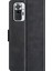 Çift Toka Manyetik Kapanma Pu Deri Cüzdan Standı Kabuk Xiaomi Redmi Note 10 Pro 4g (Global)/4g (Hindistan)/10 Pro Max 4g-Black (Yurt Dışından) 3