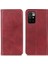 Bölünmüş Deri Otomatik Emici Cüzdan Standı Xiaomi Redmi Için Kabuk Telefon Kapağı Not 11 4g (Mediatek)/redmi 10 4g/redmi 10 2022 4g/10 Prime-Red (Yurt Dışından) 1