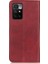 Bölünmüş Deri Otomatik Emici Cüzdan Standı Xiaomi Redmi Için Kabuk Telefon Kapağı Not 11 4g (Mediatek)/redmi 10 4g/redmi 10 2022 4g/10 Prime-Red (Yurt Dışından) 4