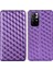 3D Rhombus Desen Pu Deri Stand Cüzdan Koruyucu Telefon Kılıfı Xiaomi Redmi Not 11 5g (Çin) (Mediatek)/redmi Not 11T 5g/redmi Not 11S 5g-Purple (Yurt Dışından) 1