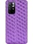 3D Rhombus Desen Pu Deri Stand Cüzdan Koruyucu Telefon Kılıfı Xiaomi Redmi Not 11 5g (Çin) (Mediatek)/redmi Not 11T 5g/redmi Not 11S 5g-Purple (Yurt Dışından) 3