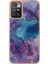 Xiaomi Redmi 10 4g (2021)/REDMI 10 2022 4g/redmi 10 Prime/redmi Not 11 4g (Mediatek) Mermer Desen Vaka Stili E Imd 2.0mm Tpu Elektrküze Telefon Kapak-Purple (Yurt Dışından) 1