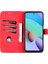 Xiaomi Redmi Için Not 11 5g (Çin) (Mediatek)/not 11T 5g/not 11S 5g Pu Deri Flip Folio Kasa Cüzdan Stand Şok Geçirmez Tpu Iç Kabuk Telefon Kapak-Kırmızı (Yurt Dışından) 4