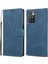 Xiaomi Için Redmi Note 11 4g (Mediatek)/redmi 10 4g (2021)/REDMI 10 2022 4g/10 Prime Shockroof Flip Deri Kılıfı Destekleme Stand Cüzdanı Magnet Anti-Fall Kapak Bilek Kayış Mavisi ile (Yurt Dışından) 1