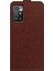 Xiaomi Redmi Için Tek Kartlı Tutucu ile Dikey Flip Screas Dayanıklı Çılgın At Deri Kılıfı 10-Brown (Yurt Dışından) 3