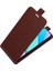 Xiaomi Redmi Için Tek Kartlı Tutucu ile Dikey Flip Screas Dayanıklı Çılgın At Deri Kılıfı 10-Brown (Yurt Dışından) 4