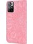 Baskı Çiçek Telefon Kapağı Çekmeye Dirençli Anti-Güz Cüzdan Tasarım Deri Kılıf Stand Boyu Xiaomi Redmi Not 11 5g (Çin) (Mediatek)/redmi Not 11T 5g/redmi Not 11S 5g-Pink (Yurt Dışından) 3