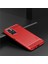 Şok Geçirmez Karbon Fiber Fırçalanmış Doku Tpu Xiaomi Redmi Için Telefon Kılıfı Not 11 Pro+ 5g/redmi Note 11 Pro 5g (Çin) (Mediatek) -Red (Yurt Dışından) 4