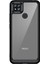 Xiaomi Poco C3/poco C31/REDMI 10A/9C/9C Nfc/9 Activ/9 (Hindistan) Akrilik+Tpu Telefon Kılıfı Şeffaf Arka Kapak Bağımsız Düğmeler-Siyah (Yurt Dışından) 1