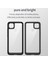 Xiaomi Poco C3/poco C31/REDMI 10A/9C/9C Nfc/9 Activ/9 (Hindistan) Akrilik+Tpu Telefon Kılıfı Şeffaf Arka Kapak Bağımsız Düğmeler-Siyah (Yurt Dışından) 3