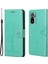 Cüzdan Tasarım Ağacı Baykuş Baskı Şok Geçirmez Anti-Güz Deri Telefon Kapağı Stand Stand For Xiaomi Redmi 10 4g (2021)/10 2022 4g/not 11 4g (Mediatek) -Green (Yurt Dışından) 1