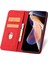 Cüzdan Stand Tasarım Çift Kenar Dikiş Dikiş Anti-Drop Anti-Drop Otomatik Kapanış Deri Telefon Kılıfı Xiaomi Redmi Note 11 Pro 5g (Çin) (Mediatek)/not 11 Pro+ 5g-Red (Yurt Dışından) 4