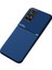 Parçalanma Önleme Önleyici Toz Geçirmez Cep Telefon Kılıfı Tpu+Pu Deri Şok Geçirmez Telefon Kapağı Xiaomi Için Dahili Manyetik Metal Sayfası Redmi Not 11 /redmi Not 11T /not 11S -Blue (Yurt Dışından) 1