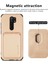 Xiaomi Redmi Için Şok Geçirmez Telefon Kılıfı 9 Kırmızı Dayanıklı Telefon Koruyucu Karbon Fiber Doku Kapak Kabuğu Çıkarılabilir Manyetik Kart Tutucu-Khaki (Yurt Dışından) 3