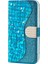 Timsah Doku Işıltılı Toz Şok Geçirmez Tpu+Pu Deri Deri Stand Cüzdan Kılıfı Xiaomi Redmi Not 11 5g (Çin) (Mediatek)/redmi Not 11T 5g/redmi Not 11S 5g-Blue (Yurt Dışından) 2