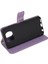Xiaomi Poco X3/poco X3 Nfc-Purple Için Şık Çiçek ve Kelebek Cüzdan Deri Telefon Koruyucusu (Yurt Dışından) 3
