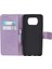 Xiaomi Poco X3/poco X3 Nfc-Purple Için Şık Çiçek ve Kelebek Cüzdan Deri Telefon Koruyucusu (Yurt Dışından) 4