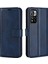 Pu Deri Manyetik Cüzdan Standı Kasa Şok Geçirmez Tpu Xiaomi Için Iç Koruyucu Flip Kapak Not 11 Pro+ 5g/redmi Note 11 Pro 5g (Çin) (Mediatek) -Blue (Yurt Dışından) 1