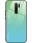 Xiaomi Redmi Için 9-Yeşil/mavi Için Gradyan Renk Temsilli Cam+Pc+Tpu Kabuğu (Yurt Dışından) 2