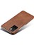 Xiaomi Redmi Için Hafif Dayanıklı Pu Deri Kaplamalı Pc Telefon Kılıfı Telefon Kapağı Not 11 4g (Mediatek)/10 4g (2021)/10 2022 4g-Brown (Yurt Dışından) 3