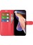 Litchi Doku Pu Deri Manyetik Flip Cüzdan Telefon Kılıfı Tam Vücut Koruma Stand Koruyucu Kapak Xiaomi Redmi Not 11 Pro+ 5g/redmi Not 11 Pro 5g (Çin) (Mediatek) -Red (Yurt Dışından) 4