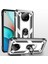Hibrid Pc+Tpu Telefon Kılıfı Kabuk Xiaomi Için Redmi Için Anti-Fall Finger Yüzük Kickstand Not 9 5g/redmi Note 9t 5g-Silver (Yurt Dışından) 1