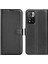 Litchi Doku Pu Deri Manyetik Flip Cüzdan Telefon Kılıfı Tam Vücut Koruma Stand Koruyucu Kapak Xiaomi Redmi Not 11 Pro+ 5g/redmi Not 11 Pro 5g (Çin) (Mediatek) -Black (Yurt Dışından) 1