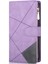 Çizgiler Ekleme Tasarım Anti-Drop Iyi Korumalı Cüzdan Deri Telefon Kapağı Kasası Xiaomi Xiaomi Redmi 10 4g ()/redmi 10 4g/redmi Not 11 4g (Mediatek)/redmi 10 Prime-Purple (Yurt Dışından) 2