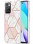 2.0mm Ultra Yetenekli Desen Baskı Imd Elektraplama Xiaomi Redmi Için Esnek Tpu Telefon Kılıf Kapağı Not 11 4g (Mediatek)/10 4g (2021)/10 2022 4g/10 Prime-Pink/beyaz (Yurt Dışından) 1