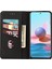 Cilt Touch Duygu Stand Cüzdan Renk Ekleme Telefon Kılıfı Deri Kapak Xiaomi Redmi Note 11 Pro 5g (Çin) (Mediatek)/note 11 Pro+ 5g-Black (Yurt Dışından) 4