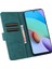Dikiş Pu Deri Manyetik Toka Stand Telefon Kılıfı Cüzdan Koruyucu Kapak Xiaomi Redmi Note 11 Pro 5g (Çin) (Mediatek)/note 11 Pro+ 5g-Yeşil (Yurt Dışından) 4