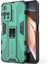Kickstand Şok Geçirmez Çift Katman Sert Pc Yumuşak Tpu Hibrid Koruyucu Kapak Xiaomi Redmi Note 11 Pro 5g (Çin) (Mediatek)/11 Pro+ 5g-Green (Yurt Dışından) 1