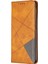 Xiaomi Redmi Için Geometrik Deri Deri Kabuğu 9-Sarı (Yurt Dışından) 2
