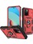 Xiaomi Için Redmi 10 4g (2021)/REDMI 10 2022 4g/redmi Not 11 4g (Mediatek) Kamera Lens Koruyucusu Kasa Pc+Tpu Kickstand Kapağı Kart Yuvası-Kırmızı/siyah (Yurt Dışından) 1