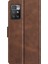 Pu Deri Tam Koruma Cüzdan Kapak Stand Kılıfı Xiaomi Redmi Için Manyetik Çift Tokalı 10 Prime/redmi 10-Coffee (Yurt Dışından) 3