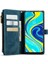 Xiaomi Redmi Için Note 9 Pro 4g/note 9 Pro Max/note 9s 4g Anti-Dalgalı Zipper Cep Telefonu Cüzdan Kılıfı Stand Pu Deri Anti-Sracratch Kapak Kartı Tutucu-Mavi (Yurt Dışından) 4