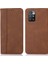 Çizgiler Pu Deri Deri Dondur Tulunma Kılıfı Stand Tasarım Telefon Kapağı Xiaomi Redmi Not 11 4g (Mediatek)/redmi 10 4g (2021)/REDMI 10 2022 4g/10 Prime-Brown (Yurt Dışından) 1