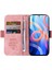 Xiaomi Redmi Için Note 11 Pro 5g (Mediatek)/note 11 Pro+ 5g/poco X4 NFC/11I 5g Baskılı Dikiş Hattı Deri Kılıf Telefon Cüzdan Stand Kapak Pembe (Yurt Dışından) 2