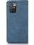 Pu Deri Deri Touch Duygu Çizgileri Baskılı Otomatik Absorbed Telefon Kılıfı Cüzdanlı Xiaomi Redmi Not 11 5g (Çin) (Mediatek)/redmi Not 11T 5g/not 11S 5g-Blue (Yurt Dışından) 3