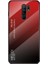 Xiaomi Redmi 9-Kırmızı/siyah Için Gradyan Renk Temperli Cam+Pc+Tpu Kombo Kasa (Yurt Dışından) 1