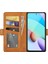 Pu Deri Tam Koruma Cüzdan Kapak Stand Stand Kılıfı Xiaomi Redmi Için Manyetik Çift Tokalı 10 Prime/redmi 10-Brown (Yurt Dışından) 4